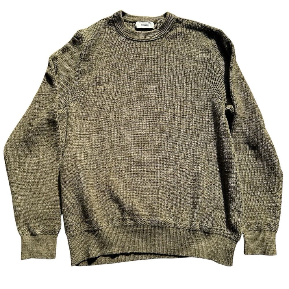 Buck Mason Olive Crewneck Sweater